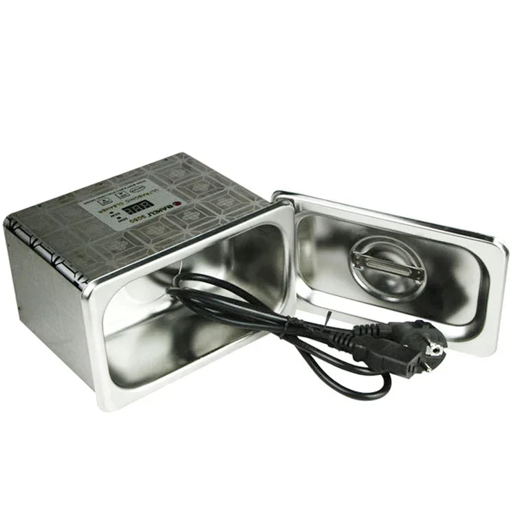منظف بالموجات فوق الصوتية BAKU BK-3050 بقوة 35W / 50W قابل للتعديل وسعة 0.8L مع شاشة LCD، AC 220V، BK-3050 35W / 50W 0.8L 220V