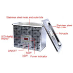 منظف بالموجات فوق الصوتية BAKU BK-3050 بقوة 35W / 50W قابل للتعديل وسعة 0.8L مع شاشة LCD، AC 220V، BK-3050 35W / 50W 0.8L 220V