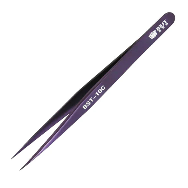 أفضل ملقط حواجب ملون بنقطة دقيقة جدًا BST-10C، BST-10C