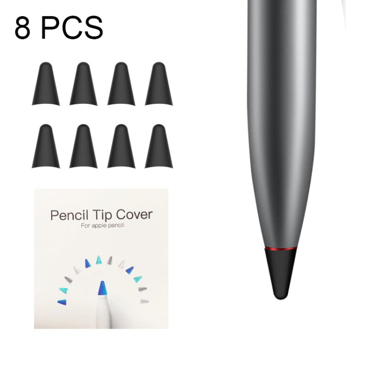 8 قطع أغطية رأس قلم M مقاومة للانزلاق وكتم الصوت ومقاومة للتآكل لـ M-pencil Lite