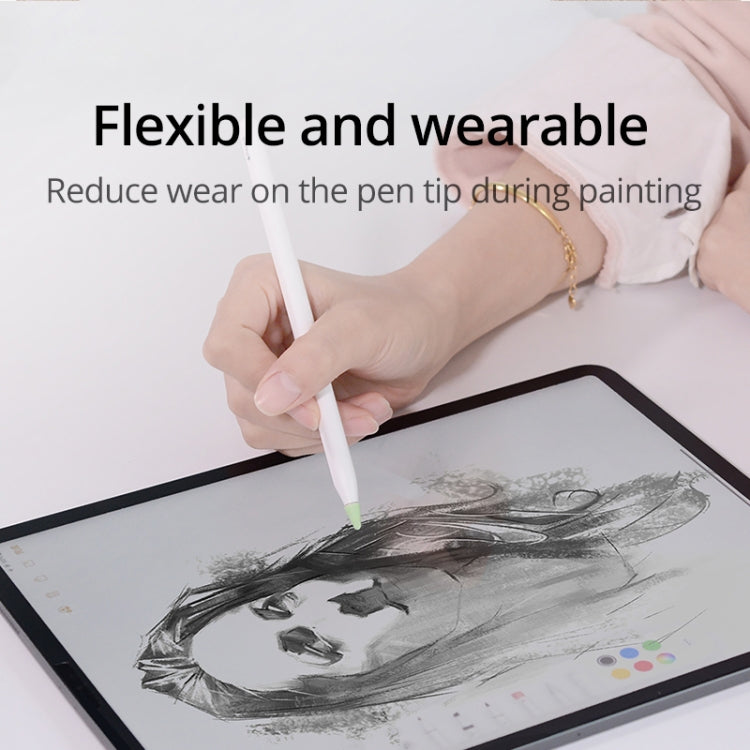 8 قطع أغطية رأس قلم M مقاومة للانزلاق وكتم الصوت ومقاومة للتآكل لـ M-pencil Lite