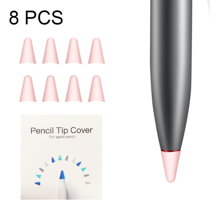 8 قطع أغطية رأس قلم M مقاومة للانزلاق وكتم الصوت ومقاومة للتآكل لـ M-pencil Lite