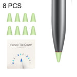 8 قطع أغطية رأس قلم M مقاومة للانزلاق وكتم الصوت ومقاومة للتآكل لـ M-pencil Lite
