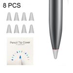 8 قطع أغطية رأس قلم M مقاومة للانزلاق وكتم الصوت ومقاومة للتآكل لـ M-pencil Lite