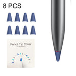 8 قطع أغطية رأس قلم M مقاومة للانزلاق وكتم الصوت ومقاومة للتآكل لـ M-pencil Lite