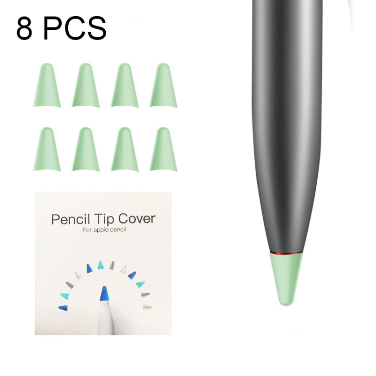 8 قطع أغطية رأس قلم M مقاومة للانزلاق وكتم الصوت ومقاومة للتآكل لـ M-pencil Lite