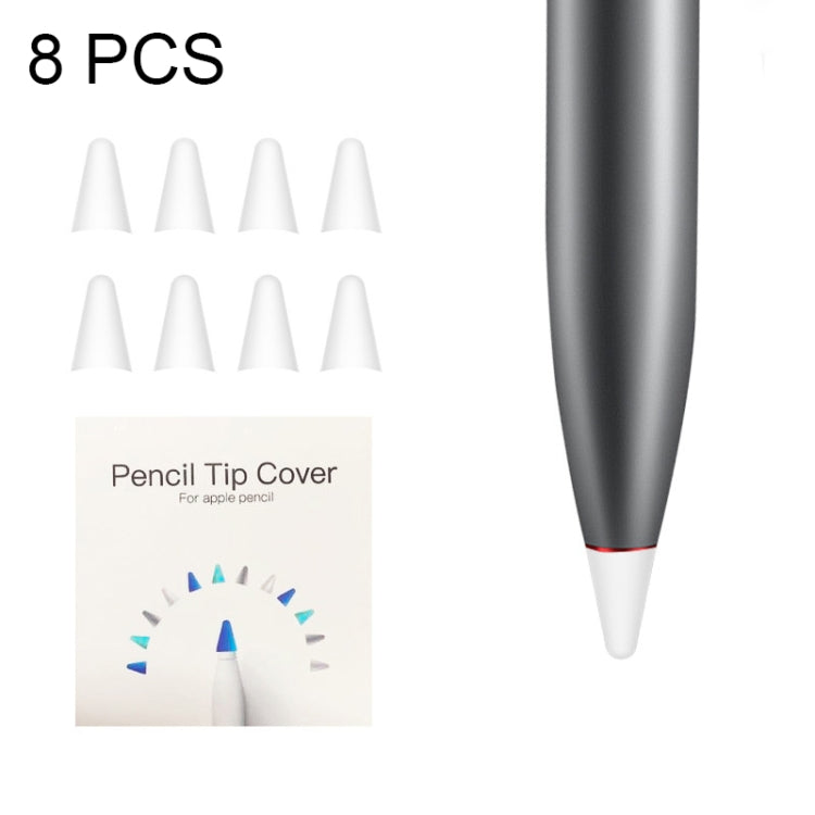8 قطع أغطية رأس قلم M مقاومة للانزلاق وكتم الصوت ومقاومة للتآكل لـ M-pencil Lite