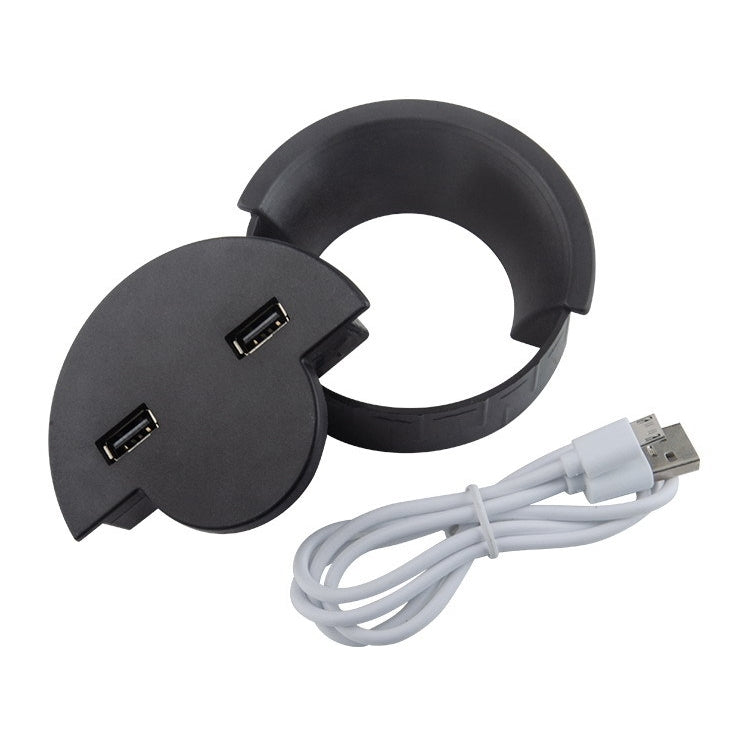 غطاء فتحة كابل USB لمخرج المكتب 80 مم حامل لفاف دائري، 80 مم