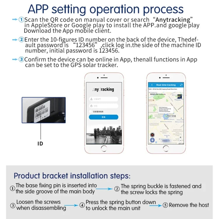 RF-V34 تعقب الماشية والأغنام والأبقار مقاوم للماء IP67 بالطاقة الشمسية مع تتبع GPS وGSM وWiFi بدون لوحة سفلية ثابتة، يدعم مراقبة الصوت وإنذار إزالة الجهاز وSOS، تتبع GPS وWiFi