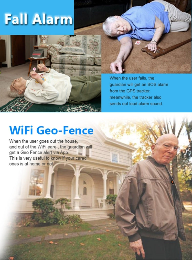 جهاز تعقب REACHFAR V28 على شكل عقدة GSM صغير مع LBS وWiFi وAGPS وجهاز اتصال SOS، RF-V28