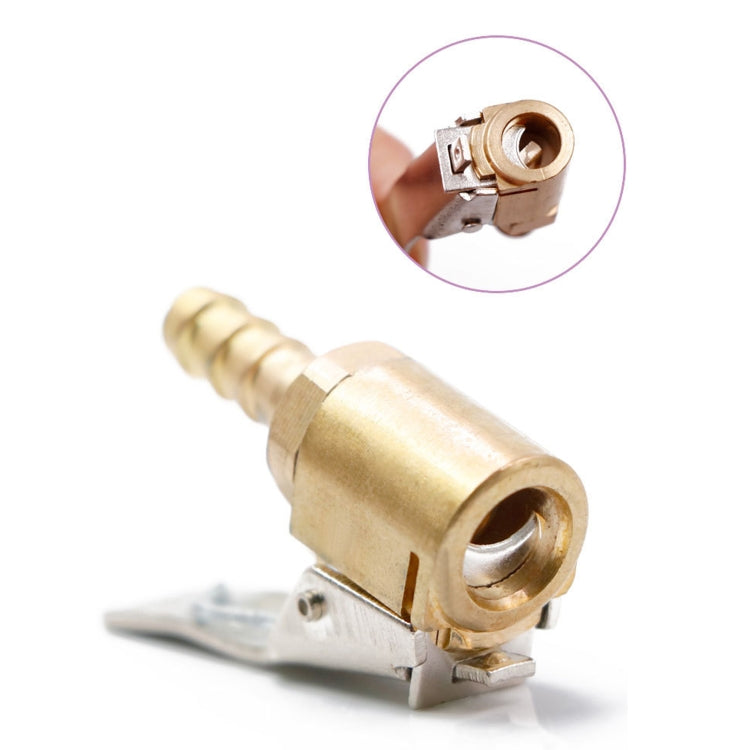 8mm Car Tyre Wheel Tire Air Chuck Inflator Pump Valve Clip Clamp Connector, 8mm