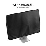 غطاء محمول مقاوم للغبار لجهاز Apple iMac مقاس 24 بوصة، غطاء شاشة كمبيوتر مكتبي Apple مع حقيبة تخزين، 24 بوصة (أسود)، 24 بوصة (رمادي)، 24 بوصة (أزرق)، 24 بوصة (بنفسجي)، 24 بوصة (أحمر)