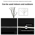 Retractable Indoor And Outdoor Clothes Wall Hanger Magic Drying Rack Balcony Bathroom Invisible Clothesline Wire Rope, Silver, White