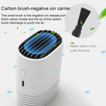 منقي هواء محمول معلق على الرقبة HE-K001 بشحن USB، مزيل الفورمالديهايد، منقي أيونات سلبي