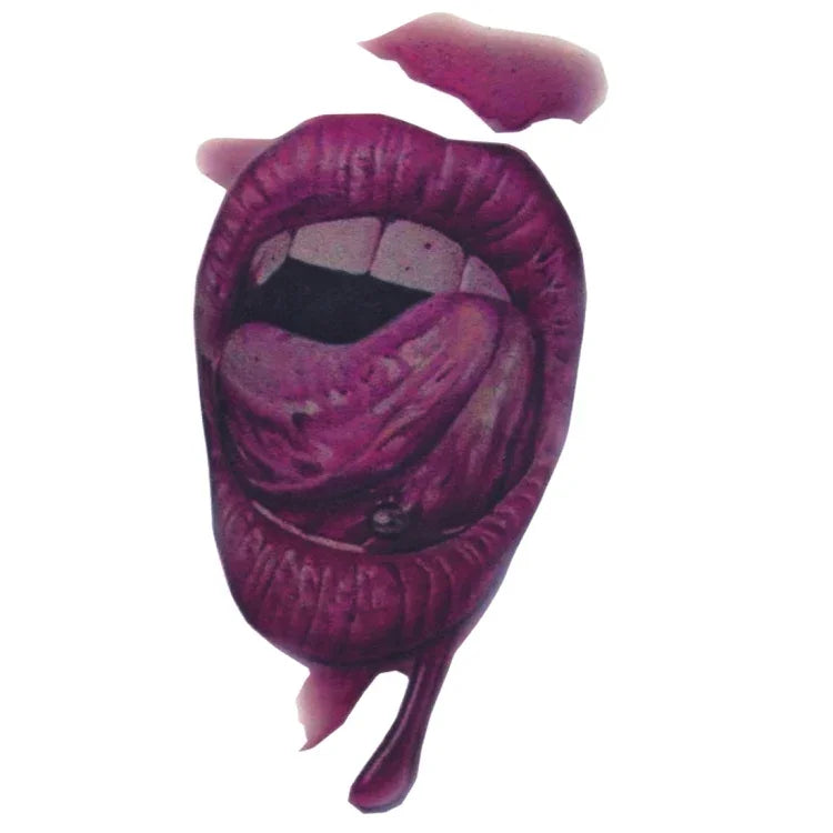 20 قطعة S-291 وشم مؤقت لاصق جرح دم فم واقعي لهالوين رعب، S-291/20pcs