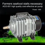 ACO-001 مضخة هواء كهرومغناطيسية 18 واط 38 لتر/دقيقة ضاغط خزان أسماك مأكولات بحرية زيادة تدفق الأكسجين، قابس أمريكي، ACO-001