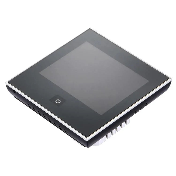 BHT-2001 منظم حرارة رقمي بشاشة LCD لغرفة التدفئة بنوع تسخين ماء بتحميل 3A، عرض الساعة / درجة الحرارة / الوقت / الأسبوع / التدفئة، BHT-2001 3A (أسود)