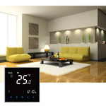 BHT-2001 منظم حرارة رقمي بشاشة LCD لغرفة التدفئة بنوع تسخين ماء بتحميل 3A، عرض الساعة / درجة الحرارة / الوقت / الأسبوع / التدفئة، BHT-2001 3A (أسود)
