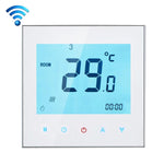 منظم حرارة غرفة رقمي بشاشة لمس WiFi من نوع تسخين مياه بتحميل 3A BHT-1000-GA-WIFI، يعرض الساعة / درجة الحرارة / الفترات / الوقت / الأسبوع / التدفئة، BHT-1000 3A (أسود)، BHT-1000 3A (أبيض)