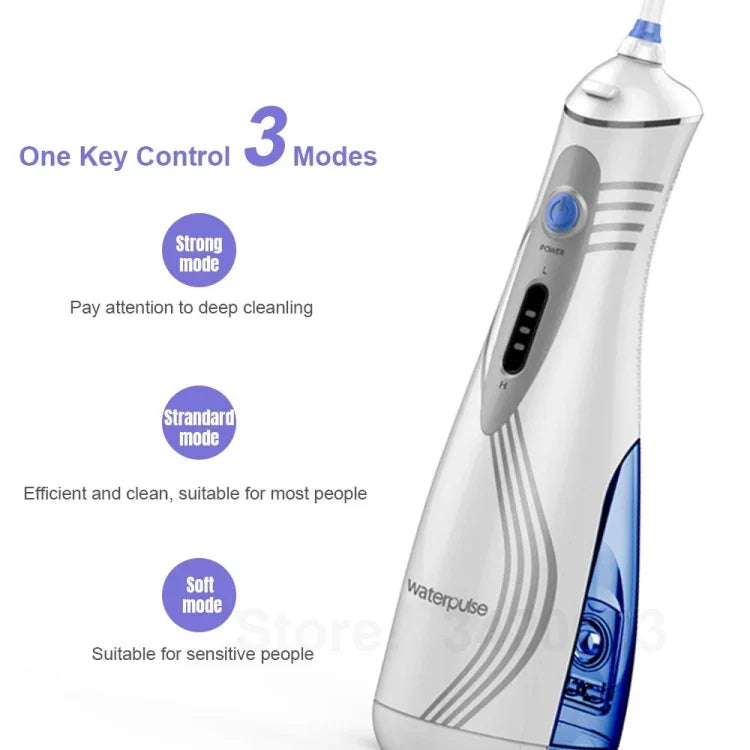 جهاز تنظيف فموي لاسلكي قابل لإعادة الشحن USB Waterpulse V400Plus، V400Plus، قابس: المملكة المتحدة