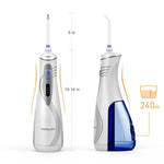 جهاز تنظيف فموي لاسلكي قابل لإعادة الشحن USB Waterpulse V400Plus، V400Plus، قابس: المملكة المتحدة