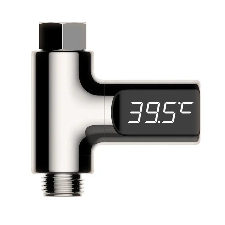 مقياس حرارة مائي سلبي للرضع مع عرض LED دوار 360 درجة للاستحمام، الجيل الأول BD-LS-01
