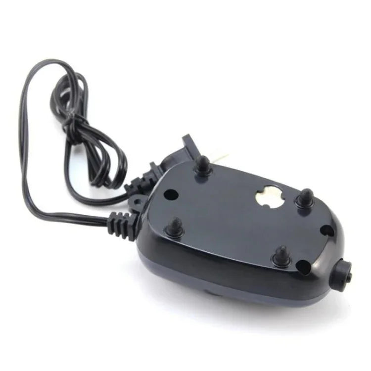 مضخة هواء حوض سمك RS-290 بقوة 3 واط، مخرج واحد، تدفق قابل للتعديل، صامتة، 220 فولت، مضخة أكسجين لحوض السمك، 3 واط