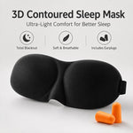 غطاء ظل ثلاثي الأبعاد محمول لمساعدة النوم، رقعة عين للنوم، قناع نوم أنثوي لطيف