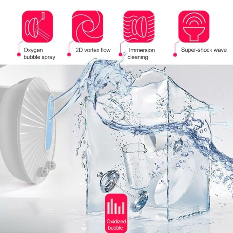 GYB001 غسالة فواكه محمولة صغيرة بالموجات فوق الصوتية مع شحن USB، تغليف محايد (أخضر)، تغليف محايد (أزرق)، تغليف محايد (ذهبي شامبانيا)، تغليف محايد (وردي)