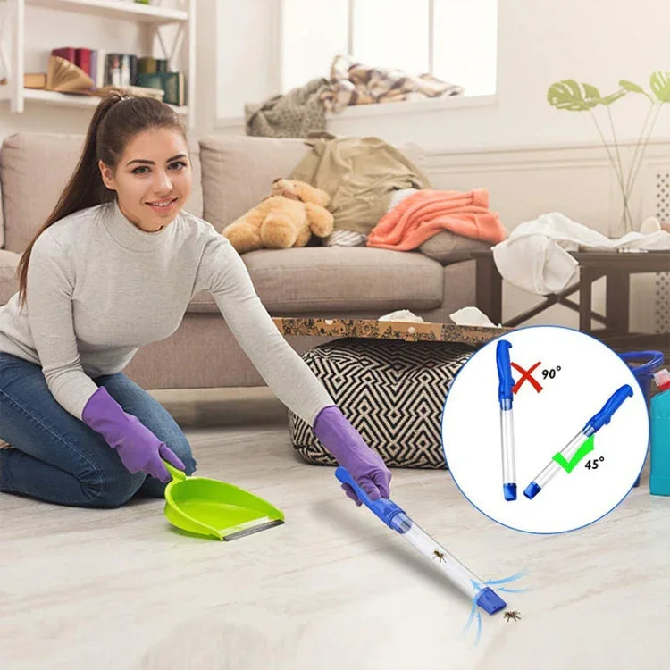 مصائد شفط الحشرات الكهربائية مع شاحن USB وفخ للعث والعناكب مع ضوء LED، SK818 أزرق