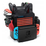 قاعدة شحن متعددة الوظائف مع إطار استقبال ومقبض لحامل Nintendo Switch من KJH، KJH-SWITCH-27