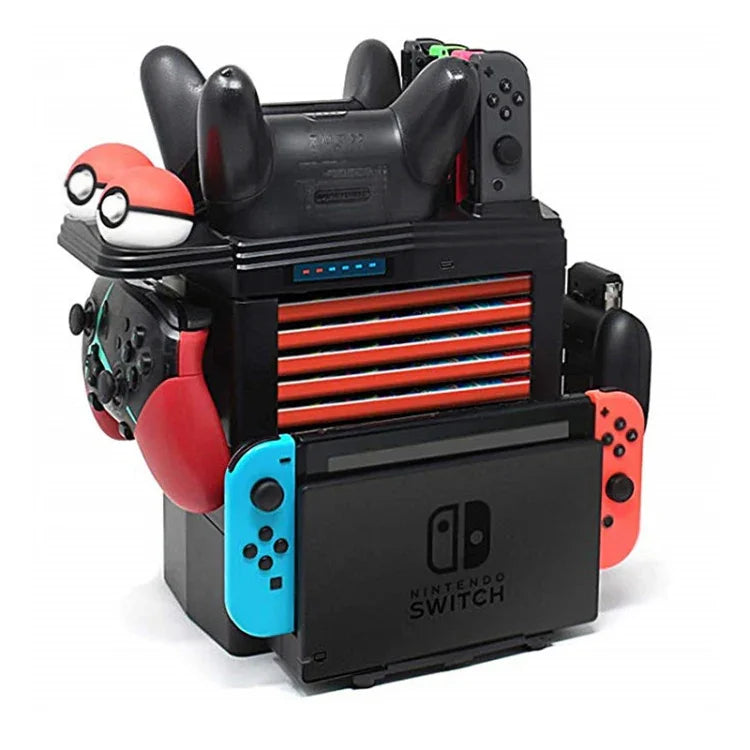 قاعدة شحن متعددة الوظائف مع إطار استقبال ومقبض لحامل Nintendo Switch من KJH، KJH-SWITCH-27