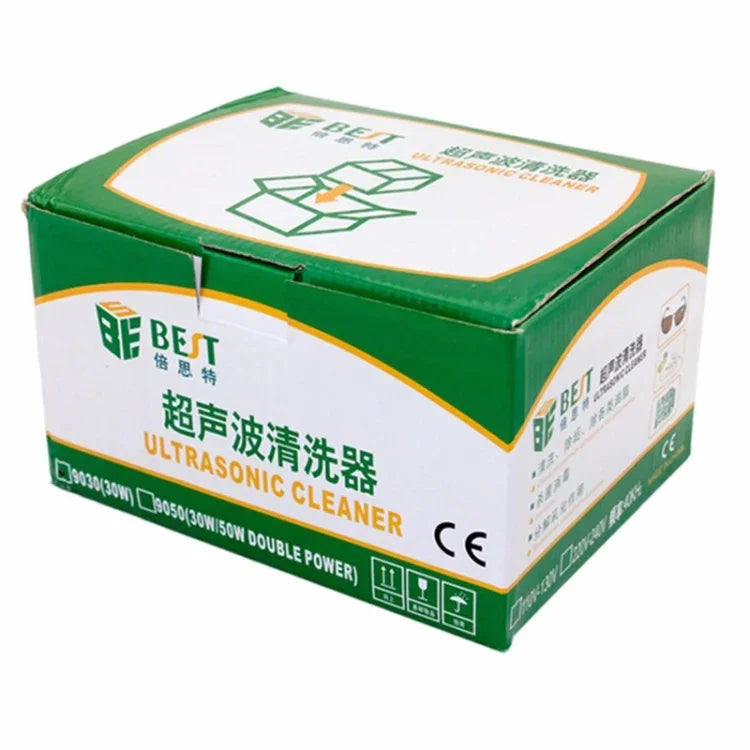 BST-9050 منظف بالموجات فوق الصوتية صغير بسعة 0.5 لتر مع شاشة رقمية، 110V، BST-9050 0.5L 110V
