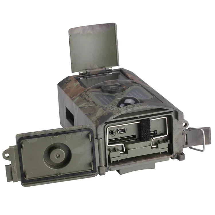 كاميرا صيد Suntek HC-550A بشاشة LCD 2.0 بوصة بدقة 16 ميجابكسل مقاومة للماء مع رؤية ليلية بالأشعة تحت الحمراء، زاوية واسعة 120 درجة، HC-550A
