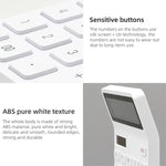 حاسبة أرز أصلية من شاومي Youpin LEMO بشاشة LED 12-بت، مادة ABS، زاوية 6 درجات، حاسبة 12-بت