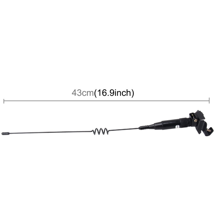 Universal Car Decoration Extensile Aerial Clip Side Car Modified To Remove Static Electricity Aerial, Length: 43cm, Length: 43cm