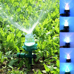 رشاش عشب مضيء LED رشاش ماء أوتوماتيكي للحدائق في الهواء الطلق فوهة ري للفناء، رشاش عشب LED