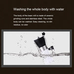 مطحنة توابل وأعشاب يدوية مخروطية محمولة لطحن القهوة، السعة: 20g، السعة: 20g