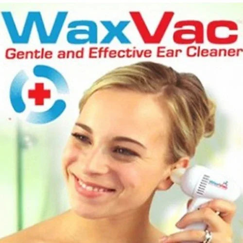 جهاز تنظيف الأذن الكهربائي WaxVac لطيف وفعال للكبار والأطفال، أدوات العناية بالأذن 1