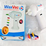 جهاز تنظيف الأذن الكهربائي WaxVac لطيف وفعال للكبار والأطفال، أدوات العناية بالأذن 1