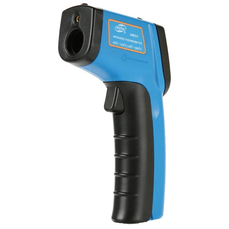 مقياس حرارة يدوي رقمي بالأشعة تحت الحمراء BENETECH GM531 للطهي، نطاق القياس: -50~530 درجة مئوية، GM531