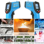 مقياس حرارة يدوي رقمي بالأشعة تحت الحمراء BENETECH GM531 للطهي، نطاق القياس: -50~530 درجة مئوية، GM531