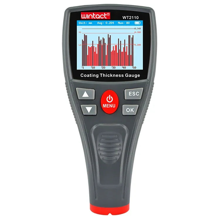 مقياس سمك طلاء بشاشة ملونة Wintact WT2110، WT2110