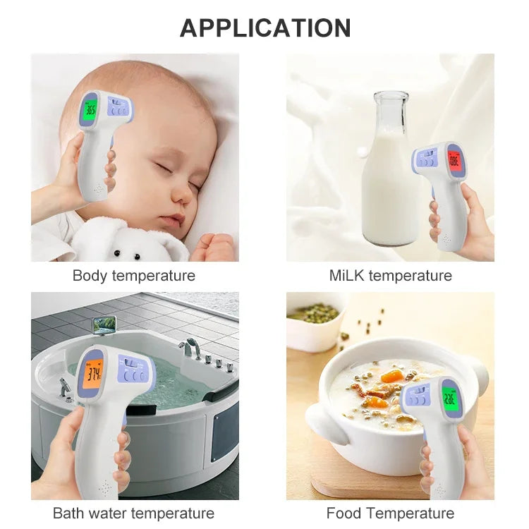 Wintact WT3652 مقياس حرارة بالأشعة تحت الحمراء بدون تلامس لقياس درجة الحرارة، WT3652
