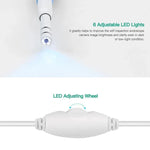 كاميرا فحص أذن USB 3 في 1 i95، كاميرا HD 0.3 ميجابكسل، ملعقة أذن بصرية لهواتف أندرويد OTG والكمبيوتر وماك بوك، كابل بطول 1.75 متر، 3 في 1 أبيض 0.3 ميجابكسل