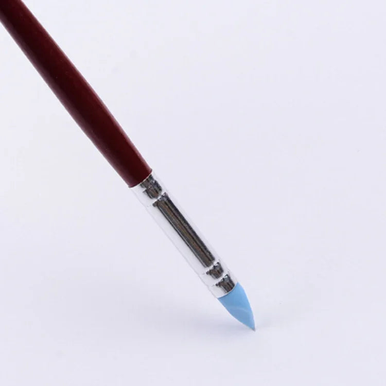 5 Pieces Flexible Rubber Tip Ceramic Clay Indentation Tool Clay Sculpting Shaper, XPC-3203