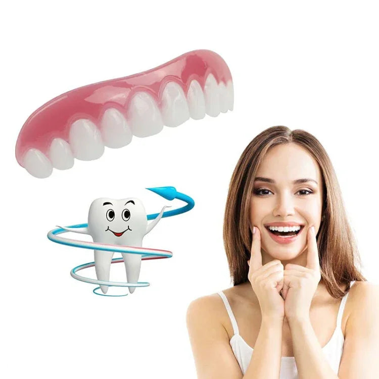 أدوات تجميل أسنان من السيليكون لتقويم الأسنان المحاكاة مع مرونة وراحة، الطول: 7 سم