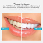 Vwhite جهاز تنظيف الأسنان التلقائي الكهربائي من السيليكون مع 3 أوضاع تنظيف