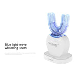 Vwhite جهاز تنظيف الأسنان التلقائي الكهربائي من السيليكون مع 3 أوضاع تنظيف