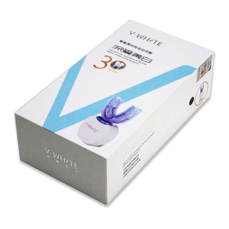 Vwhite جهاز تنظيف الأسنان التلقائي الكهربائي من السيليكون مع 3 أوضاع تنظيف